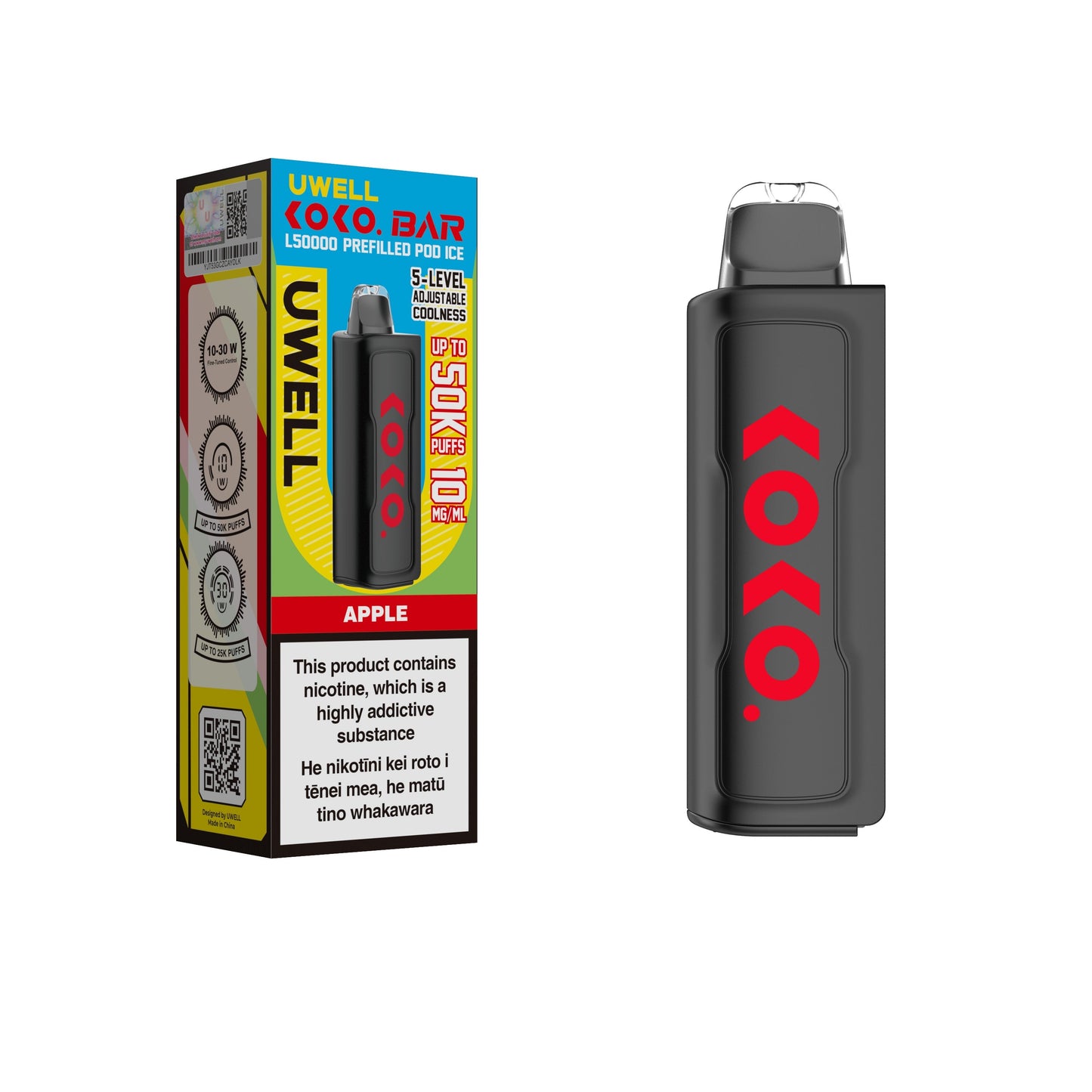 UWELL - KOKO Bar L50000 Pod Ice - Apple - Vapoureyes