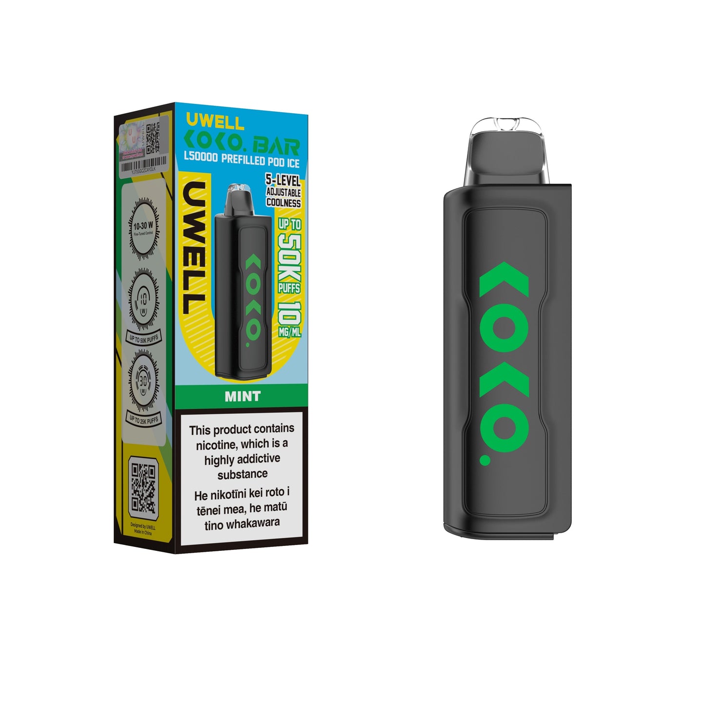 UWELL - KOKO Bar L50000 Pod Ice - Mint - Vapoureyes