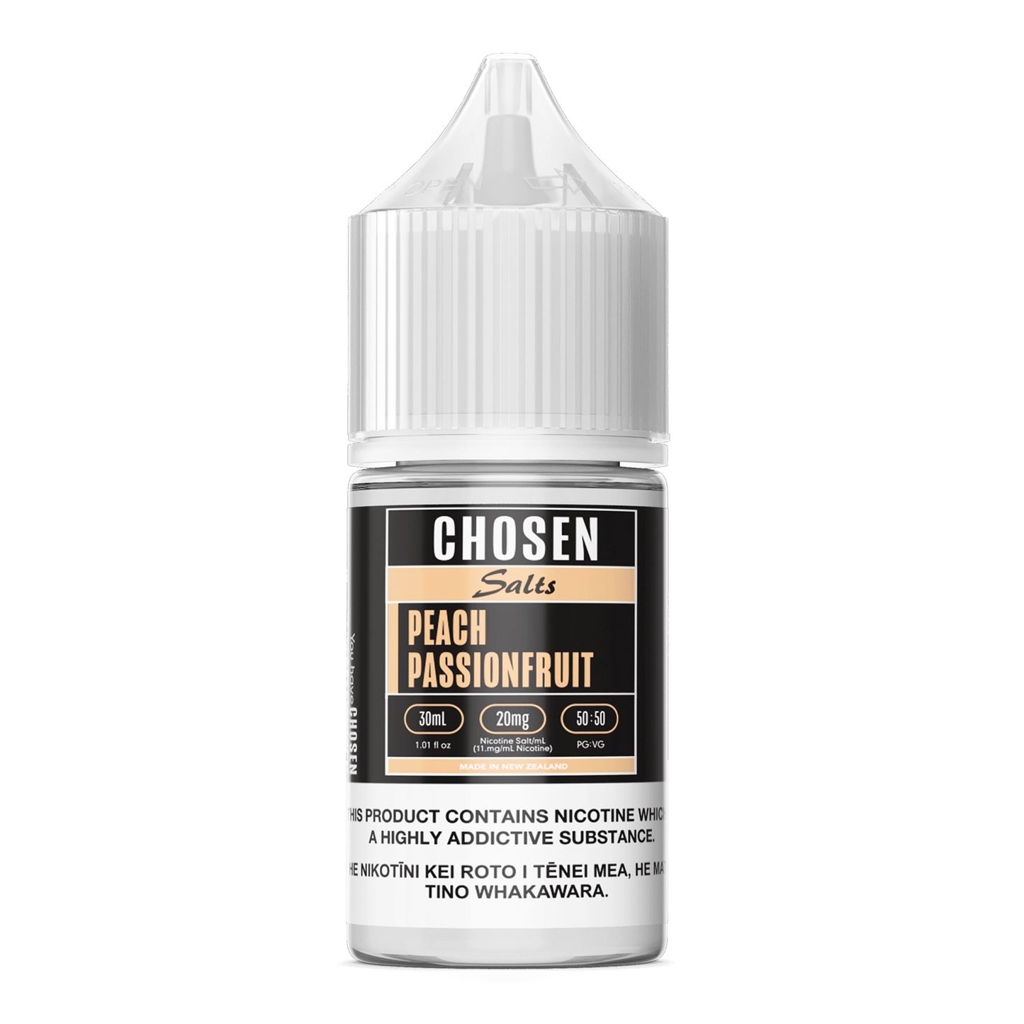 Chosen Salts - Peach Passionfruit - Vapoureyes NZ