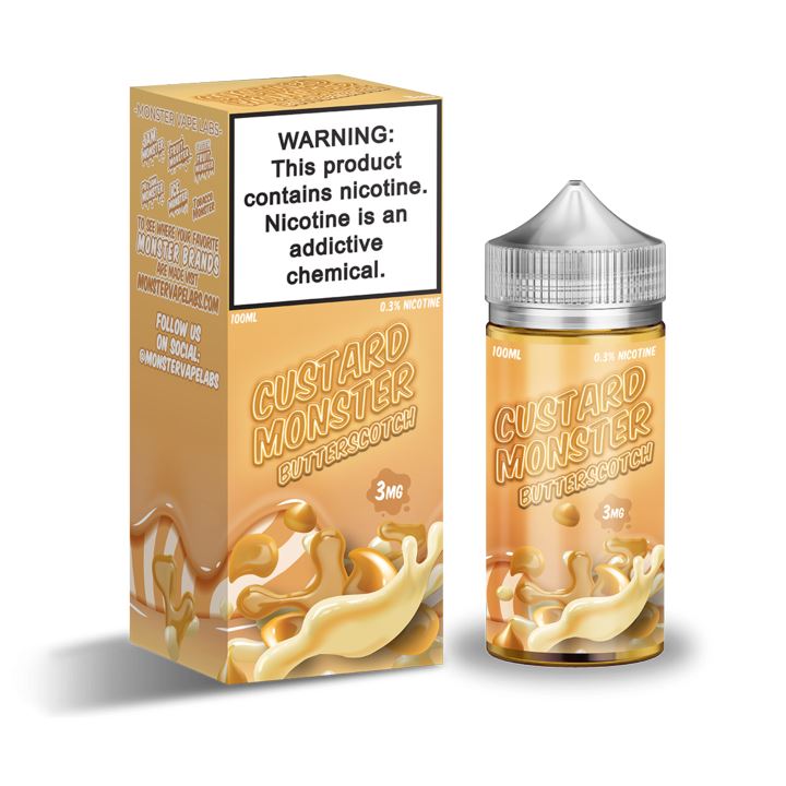 Custard Monster - Sweet Caramel - Vapoureyes NZ