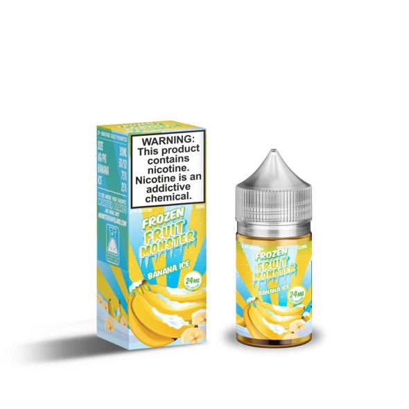 Frozen Fruit Monster Salt - Banana - Vapoureyes NZ