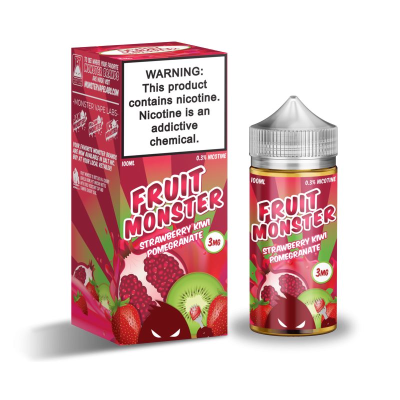 Fruit Monster - Strawberry Kiwifruit - Vapoureyes NZ