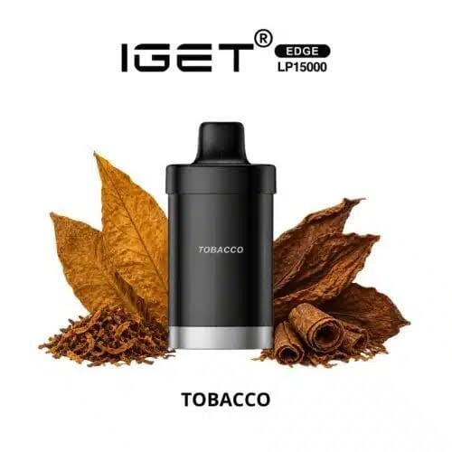 iGET Edge LP15000 Pods - Tobacco - Vapoureyes