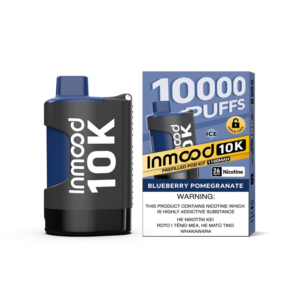 Inmood 10K Prefilled Pod Kit - Blueberry Pomegranate - Vapoureyes