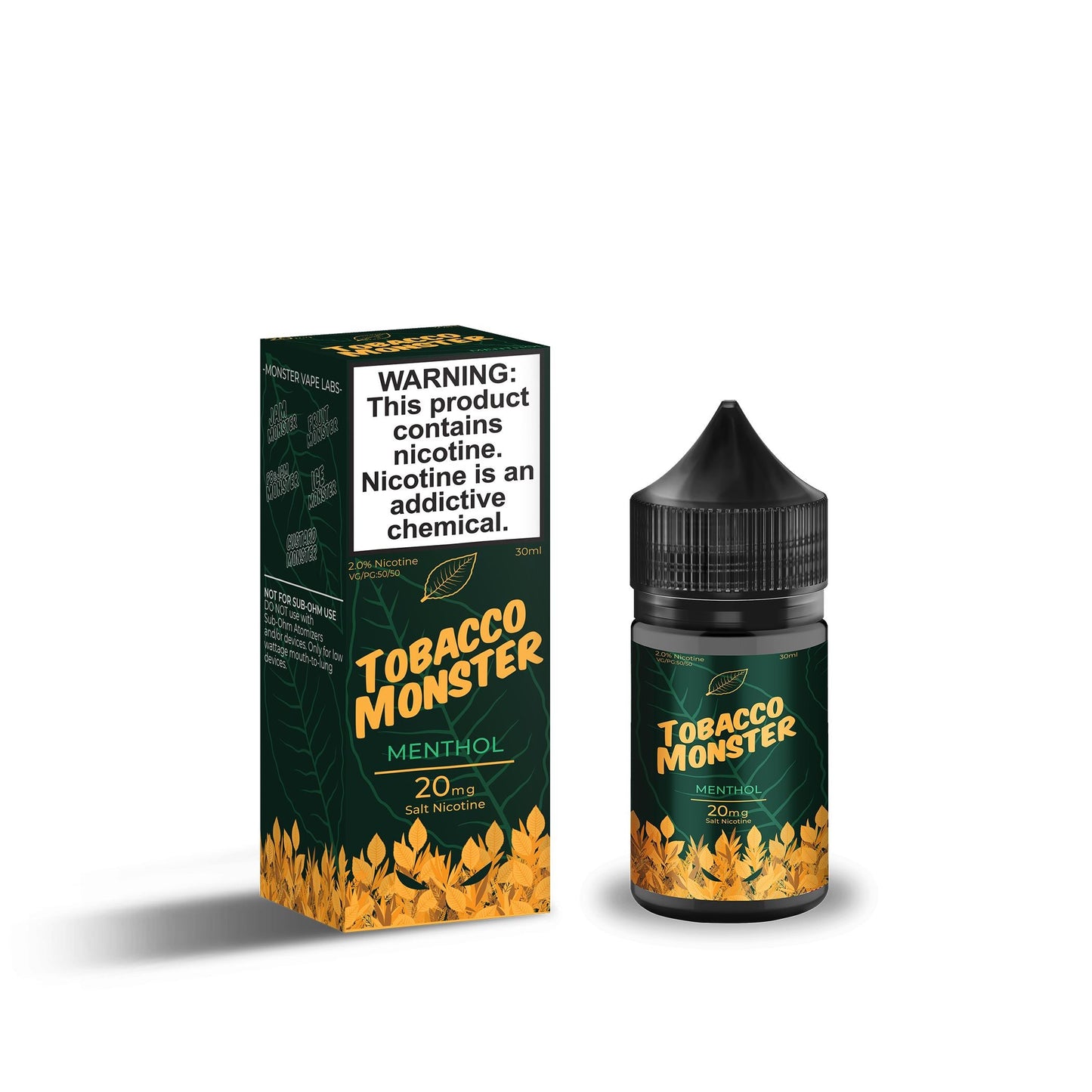 Tobacco Monster Salt - Menthol - Vapoureyes NZ