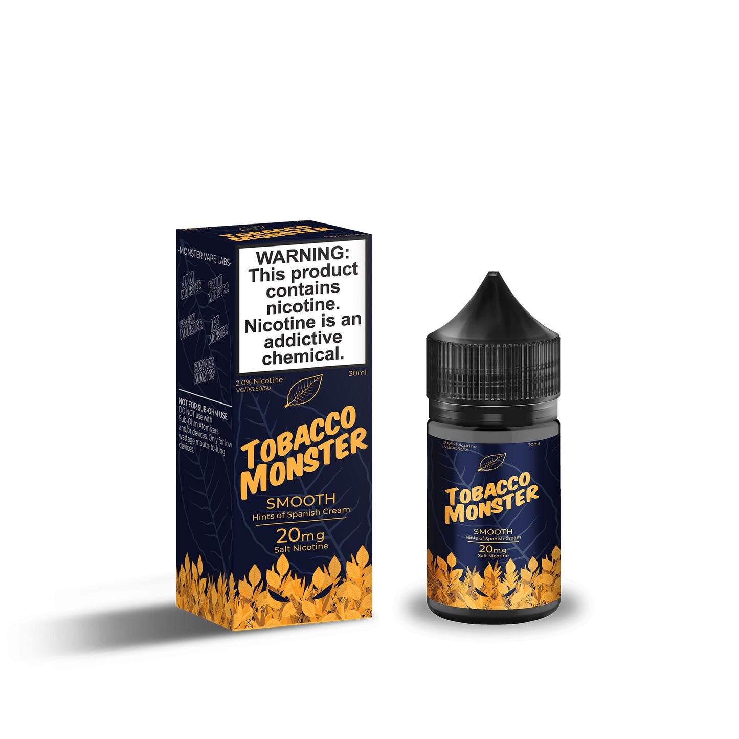 Tobacco Monster Salt - Cream Tobacco - Vapoureyes NZ