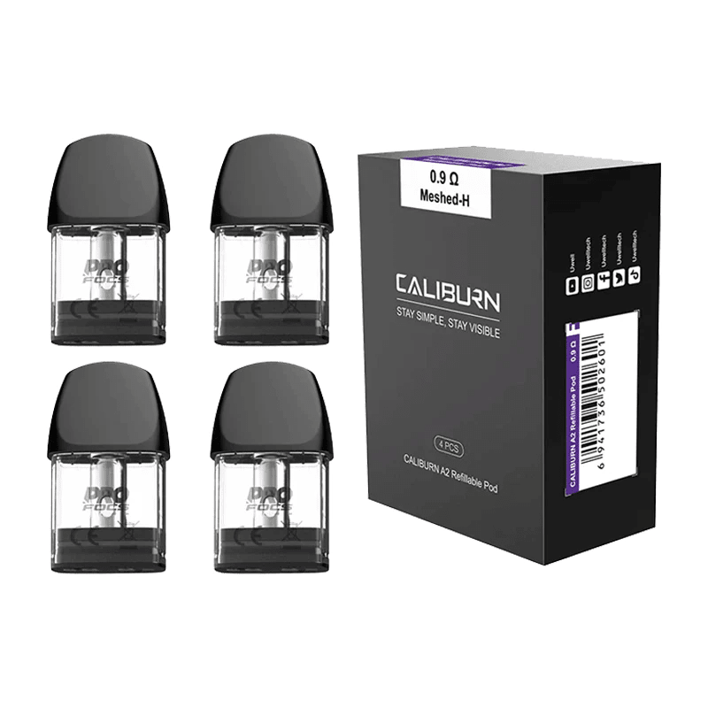 Uwell - Caliburn A2 Replacement Pods - Vapoureyes NZ