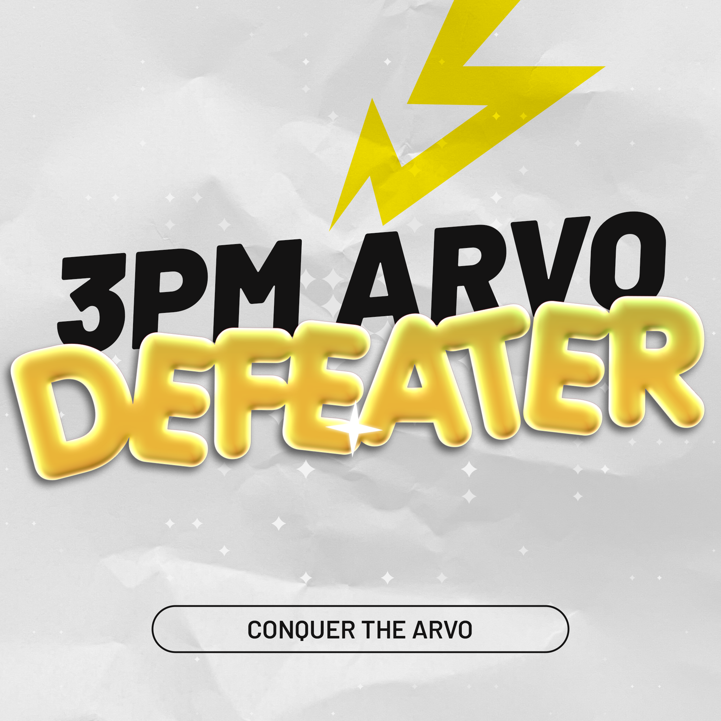 3pm Arvo Defeater - Energy Pouch Bundle