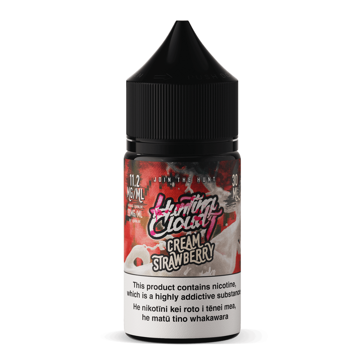 Hunting Cloudz Salts - Cream Strawberry - Vapoureyes