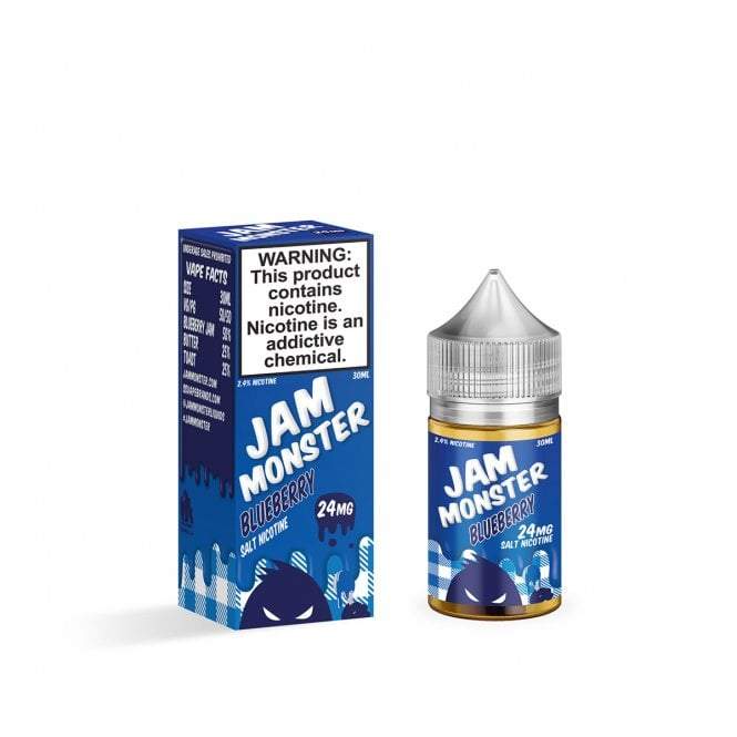 Jam Monster Salt - Blueberry - Vapoureyes NZ