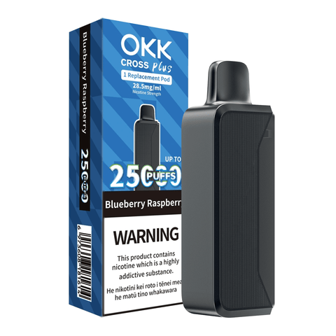 OKK Plus Single Pod 25000 Puffs - Blueberry Raspberry - Vapoureyes