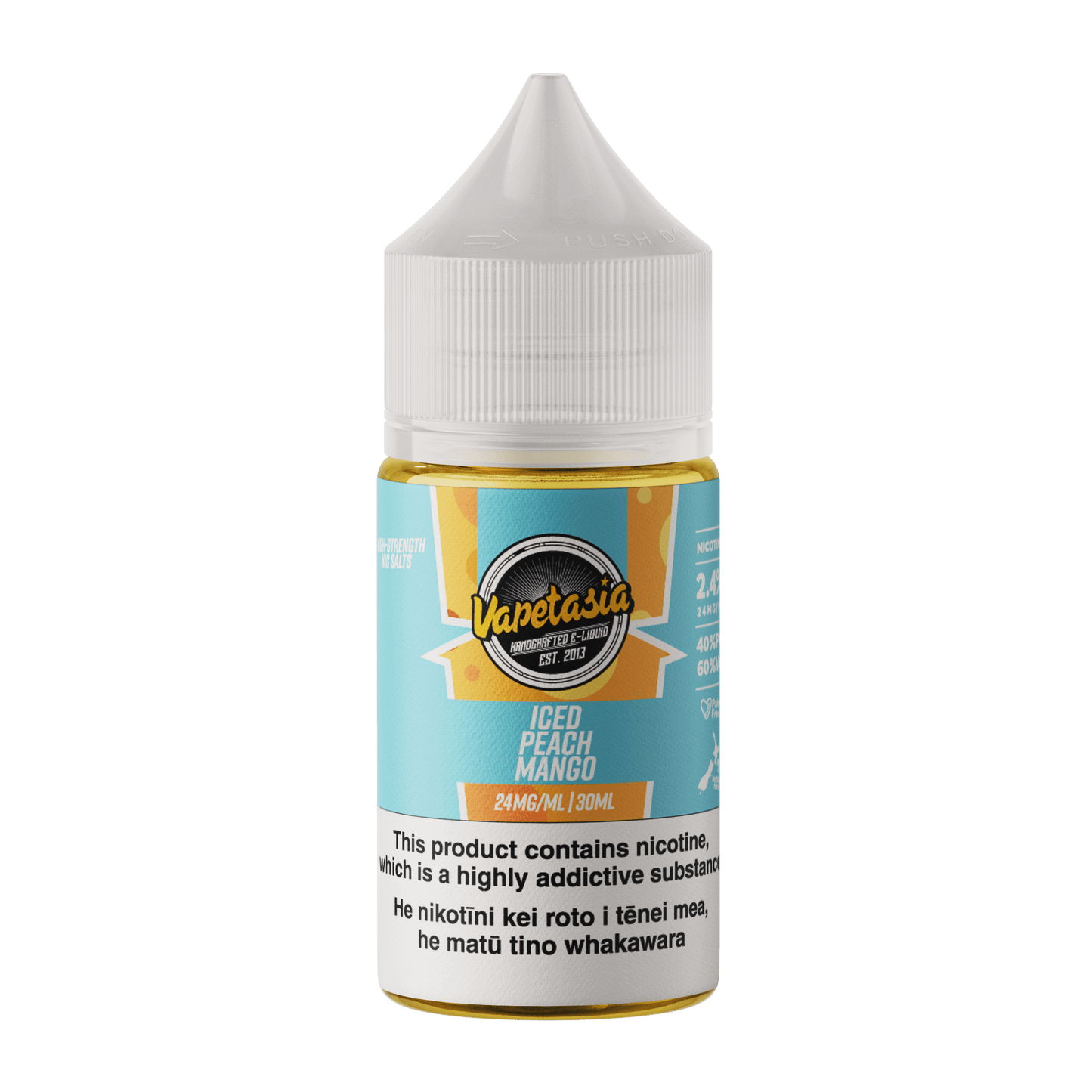 Vapetasia Killer Fruits Iced Salts - Peach Mango - Vapoureyes