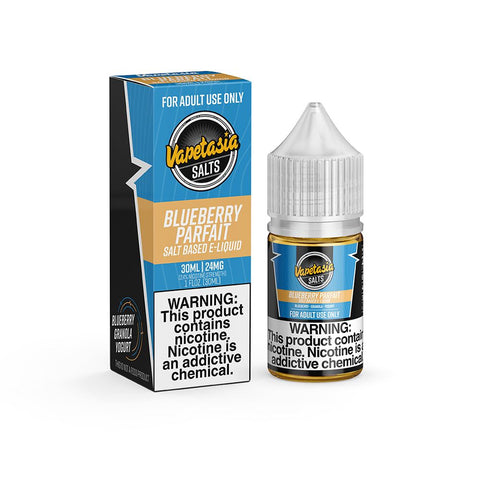 Vapetasia Parfait Salts - Blueberry - Vapoureyes