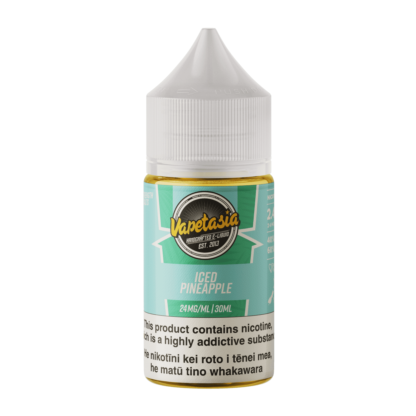 Vapetasia Iced Salts - Pineapple - Vapoureyes NZ