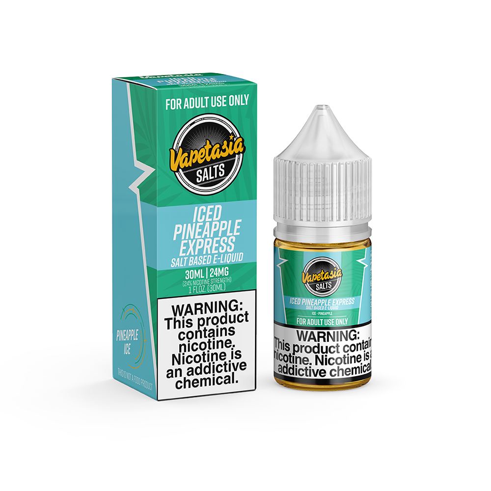 Vapetasia Iced Salts - Pineapple - Vapoureyes NZ